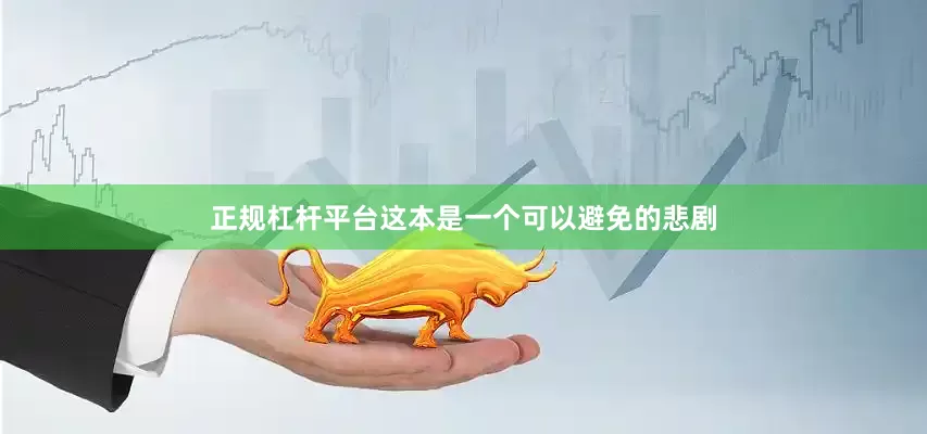 正规杠杆平台这本是一个可以避免的悲剧