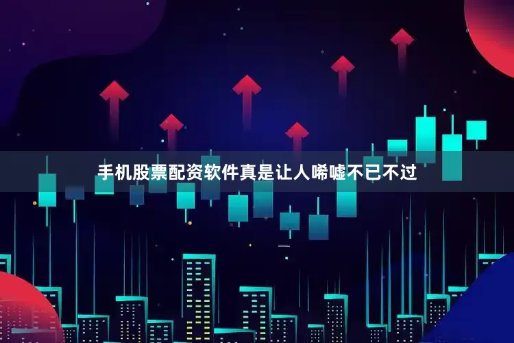 手机股票配资软件真是让人唏嘘不已不过